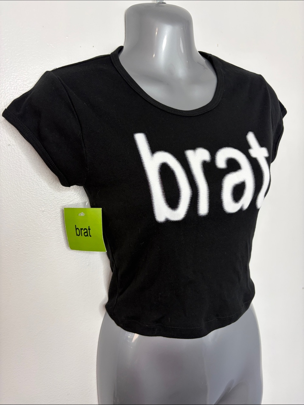 Charli XCX Official Brat Baby Tee - Small - Picture 4 of 6